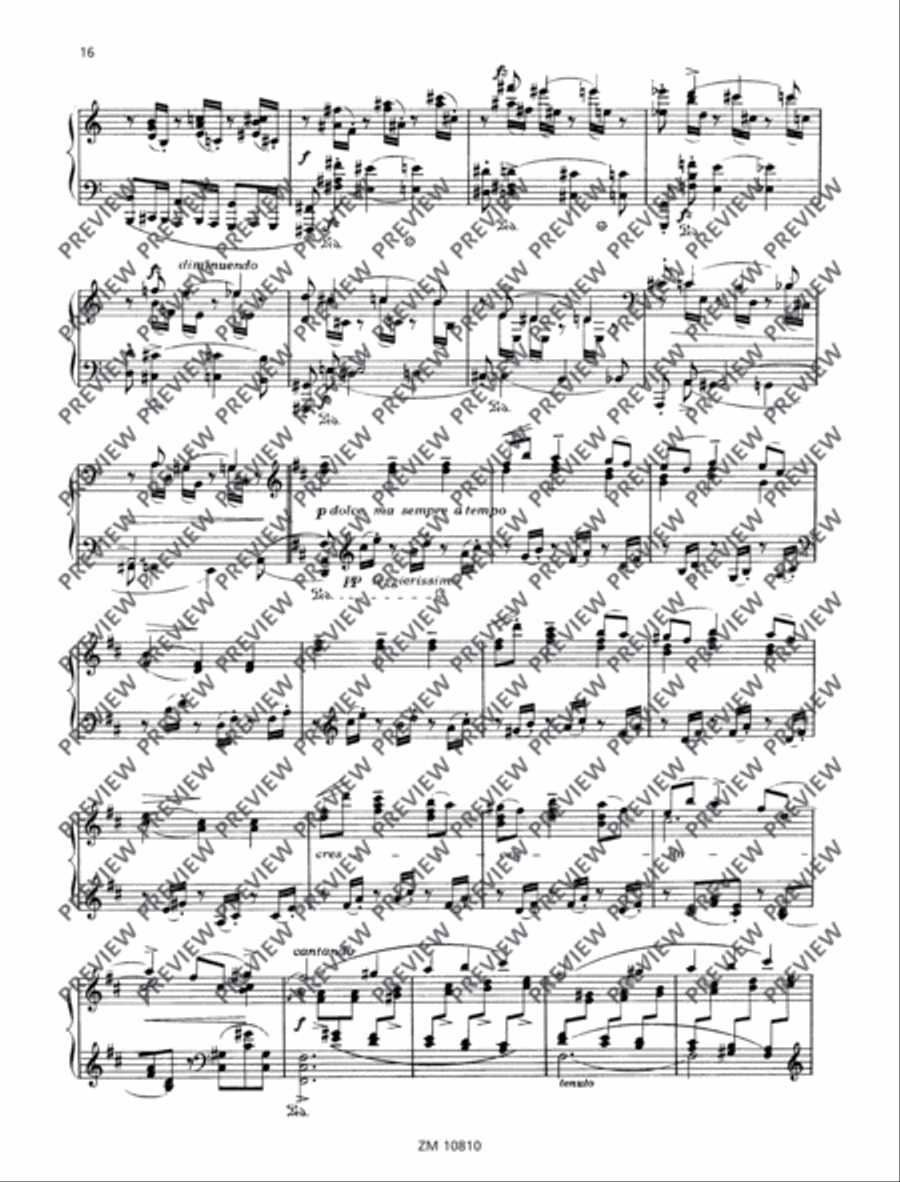 Sonata romantica Piano Solo scores gallery preview page 17
