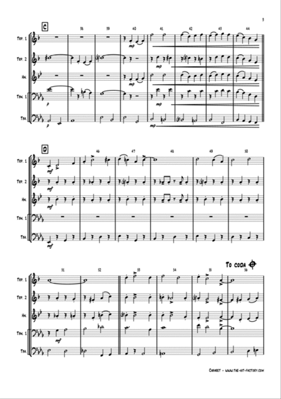 Cabaret Horn scores gallery preview page 3