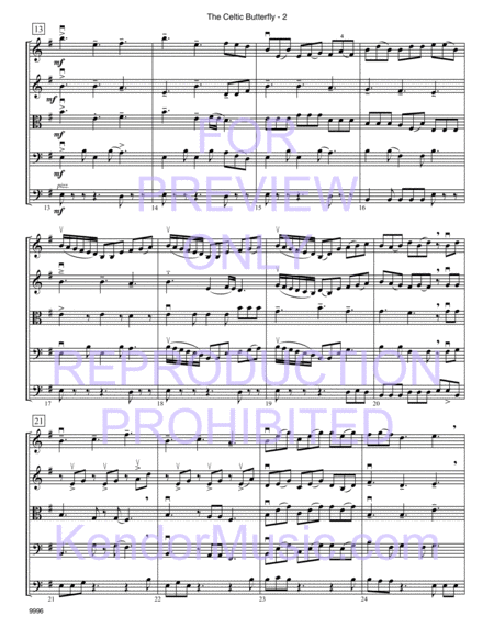 Celtic Butterfly, The (Senior Edition) (Full Score)