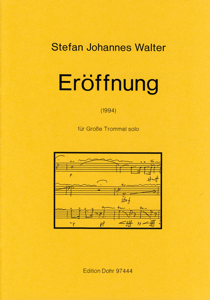 Eröffnung für Große Trommel solo (1994)