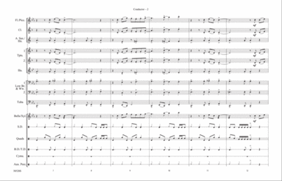 She's Not There: Score She's Not There: Score Marching Band scores gallery preview page 2