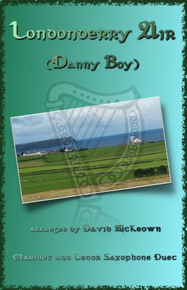Book cover for Londonderry Air, (Danny Boy), for Clarinet and Tenor Saxophone Duet