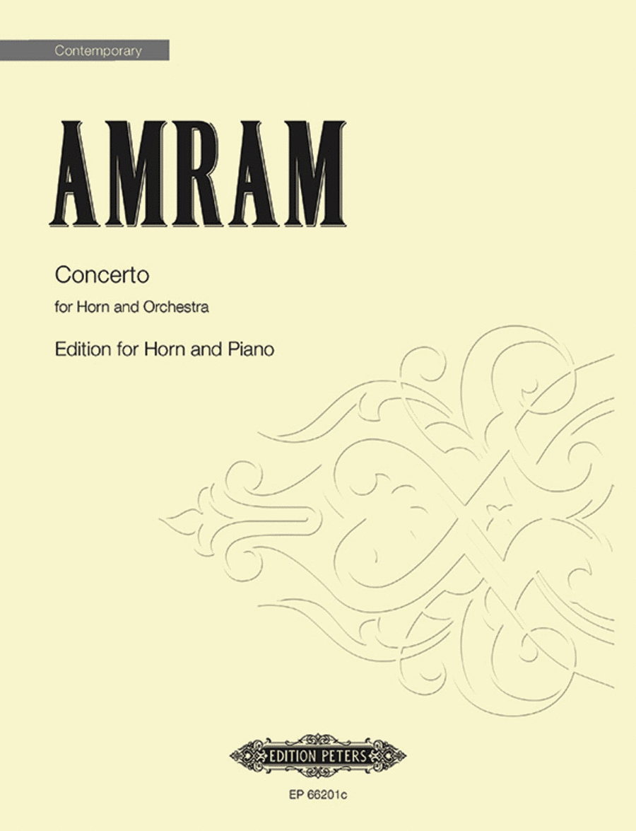 Concerto for Horn and Orchestra Orchestra scores gallery preview page 1