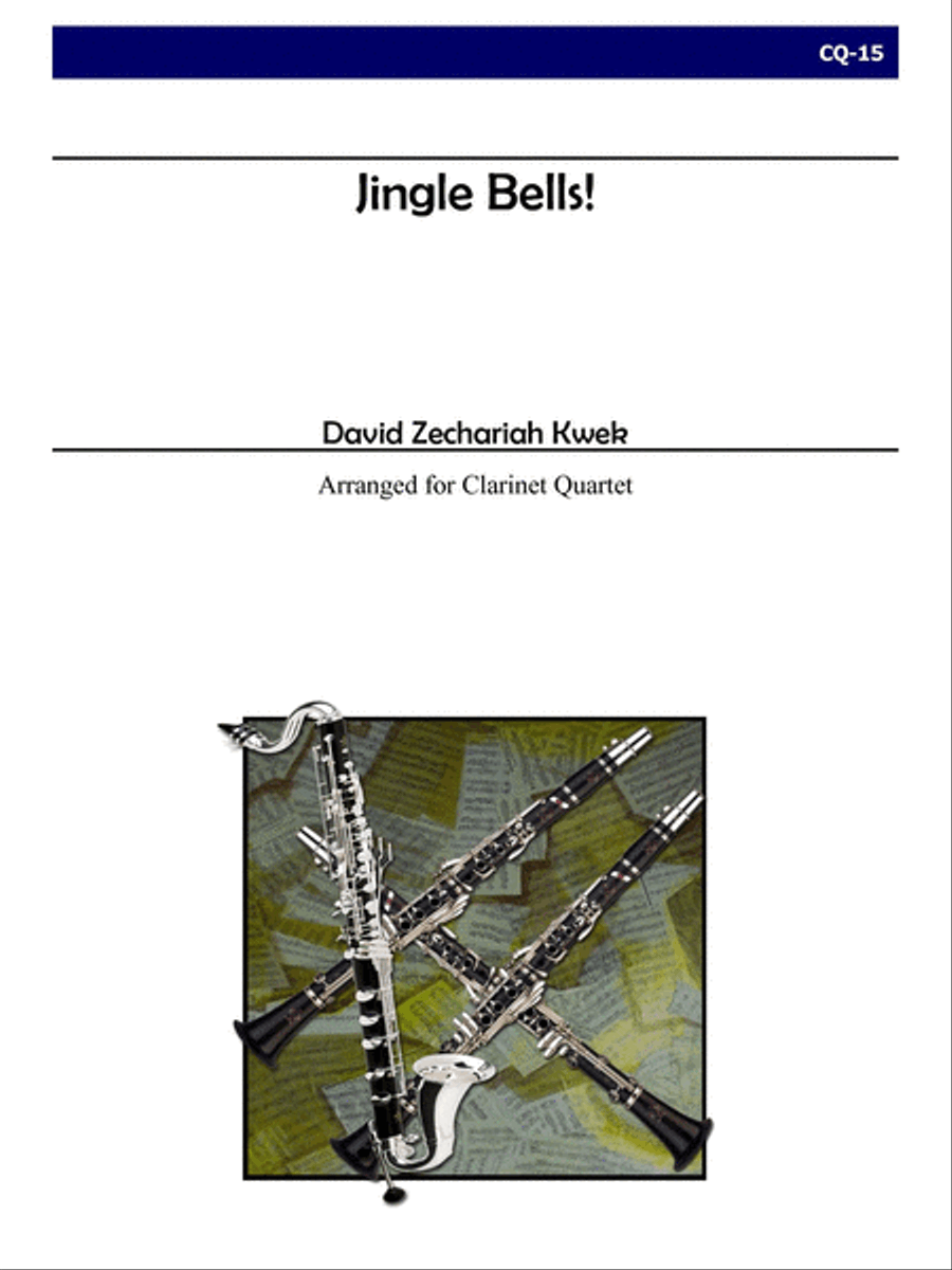Jingle Bells for Clarinet Quartet Clarinet Quartet scores gallery preview page 1