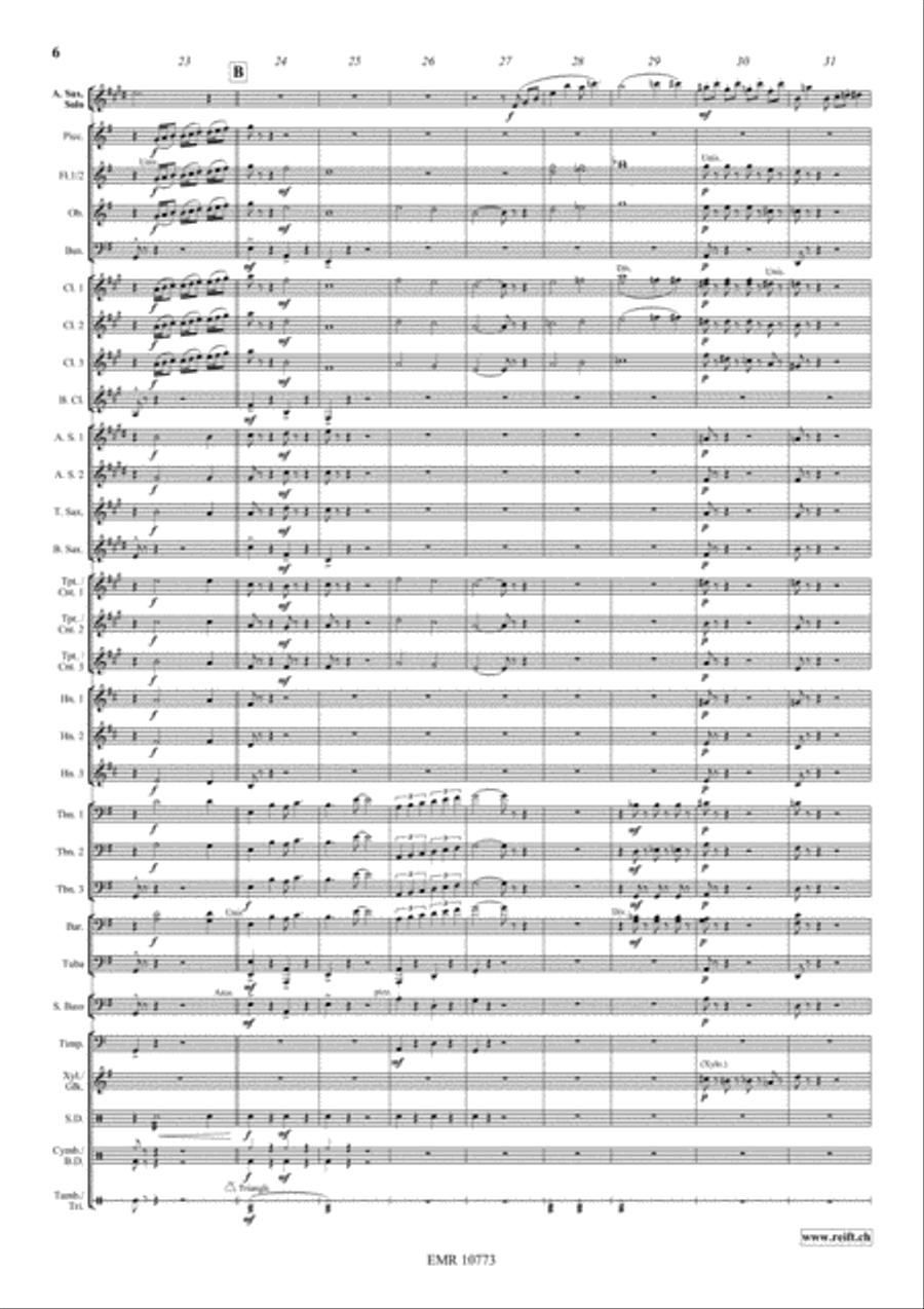 Concerto Piccolo Concerto Piccolo Concert Band scores gallery preview page 6