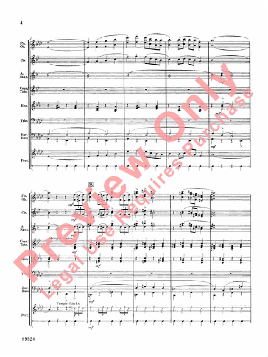 Sleigh Ride Sleigh Ride Concert Band scores gallery preview page 5