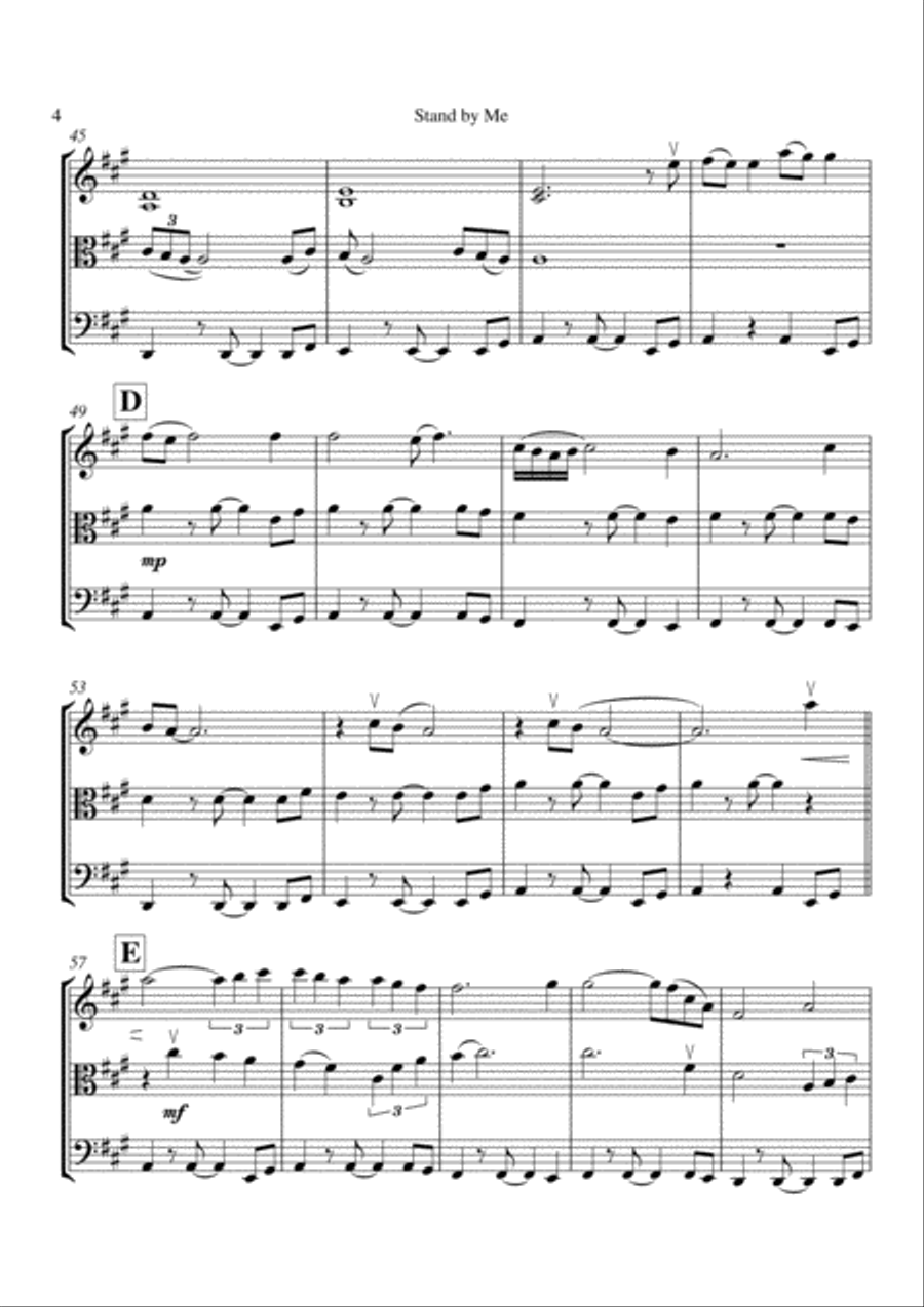 Stand By Me Small Ensemble scores gallery preview page 5