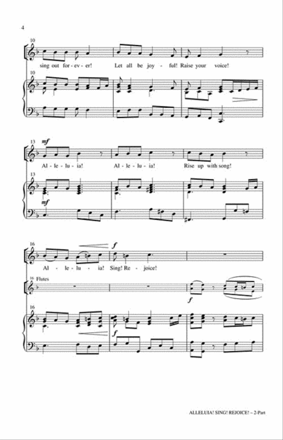 Alleluia! Sing! Rejoice! 2-Part scores gallery preview page 3