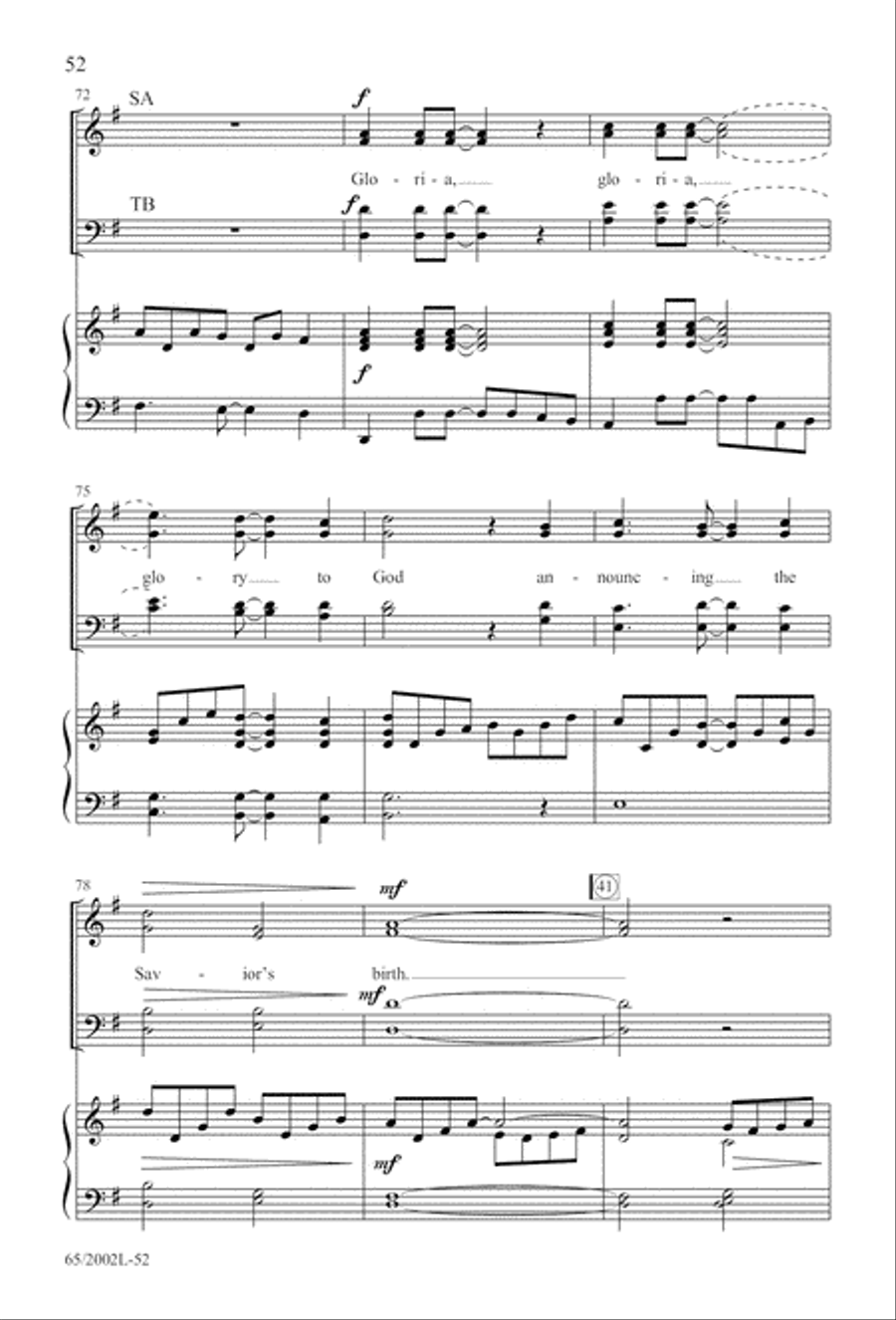 And This Shall Be a Sign And This Shall Be a Sign 4-Part scores gallery preview page 53