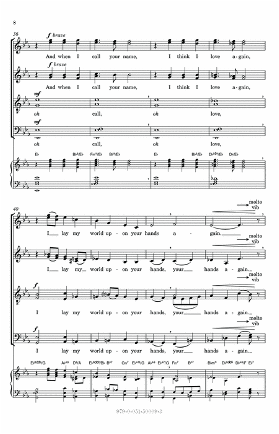 World O World (Simplified version) Divisi scores gallery preview page 6