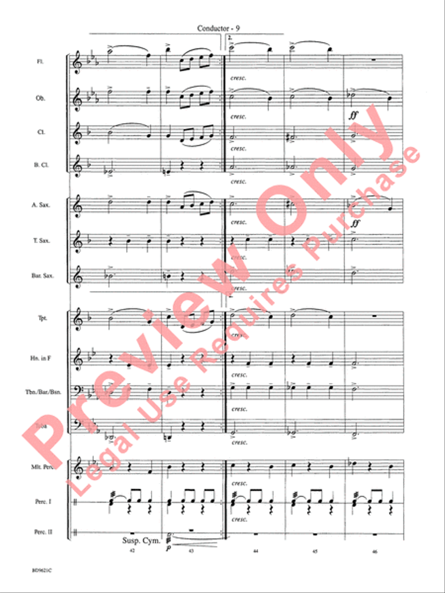 Waltz of the Flowers (from The Nutcracker Suite) Concert Band scores gallery preview page 12