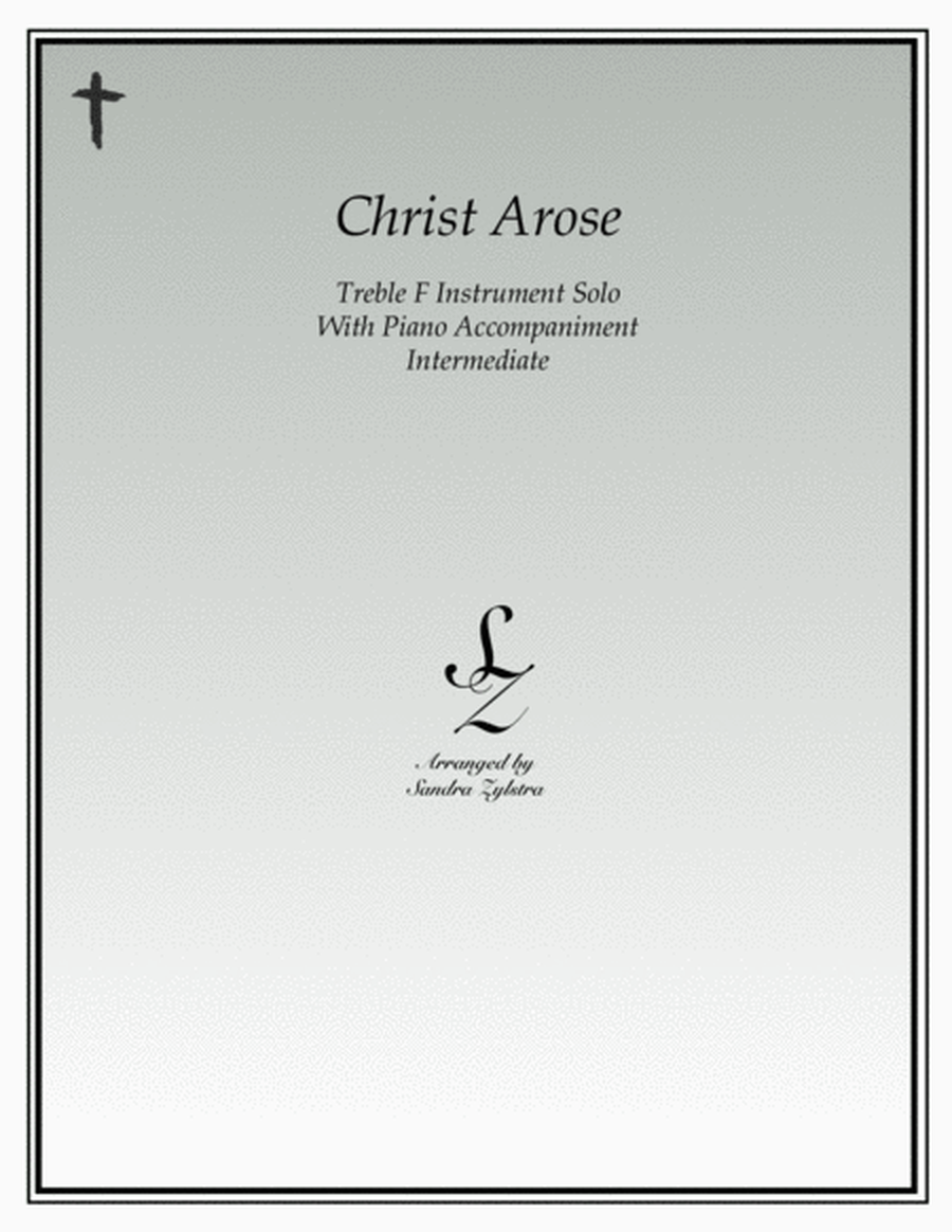 Christ Arose (treble F instrument solo) image number null