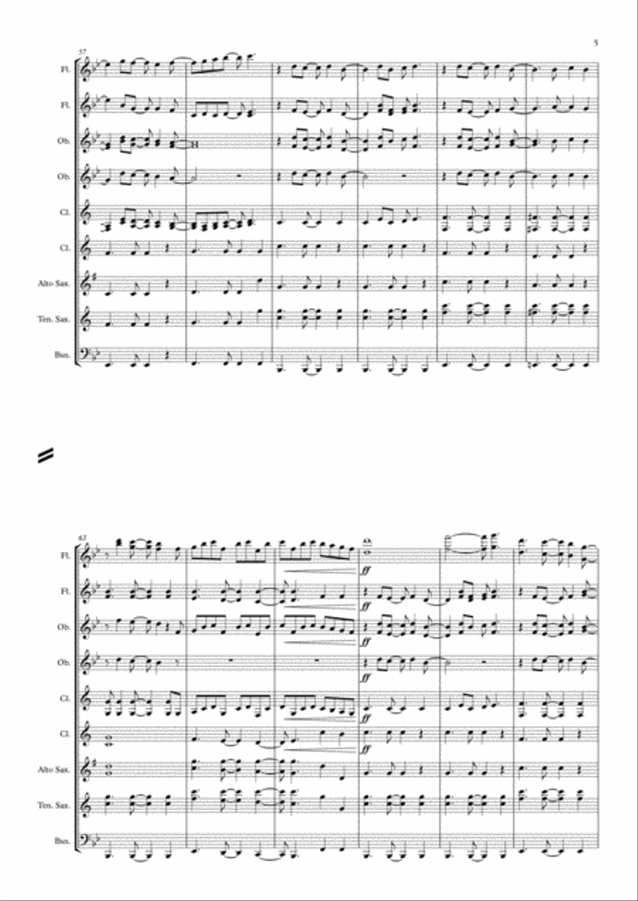 Here Comes The Sun Small Ensemble scores gallery preview page 5
