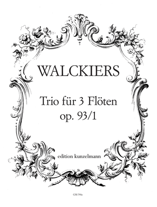 Trio for 3 flutes Op. 93/1