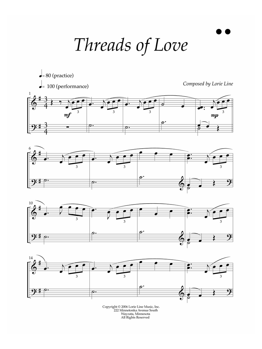 Threads Of Love - EASY! Easy Piano scores gallery preview page 2
