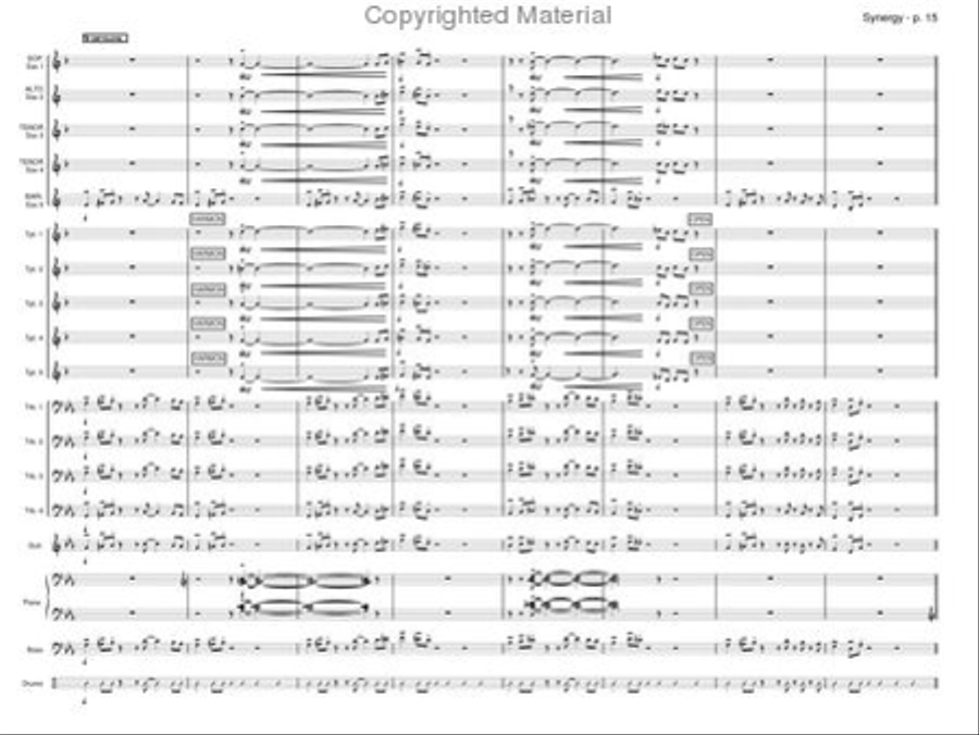 Synergy Jazz Ensemble scores gallery preview page 14