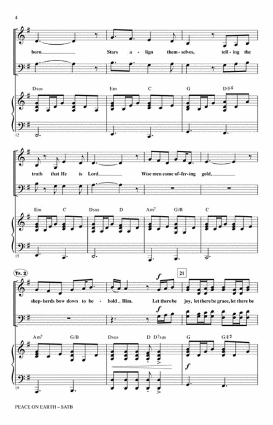 Peace on Earth Peace on Earth 4-Part scores gallery preview page 3