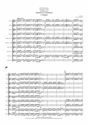 Book cover for Vivaldi: The Four Seasons (Le quattro stagioni): Concerto No. 3 in F major, Op. 8, RV 297, Autumn