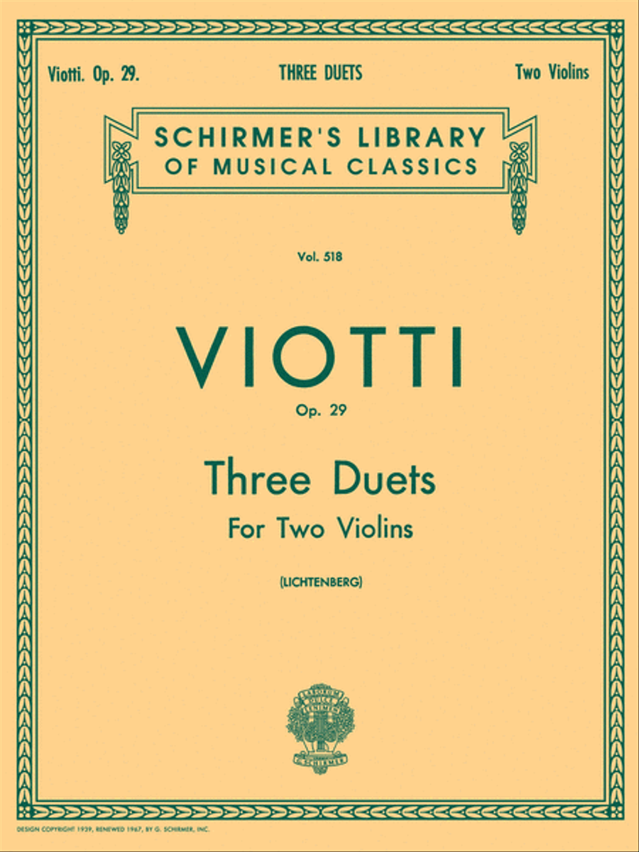 3 Duets, Op. 29 3 Duets, Op. 29 String Duet scores gallery preview page 1