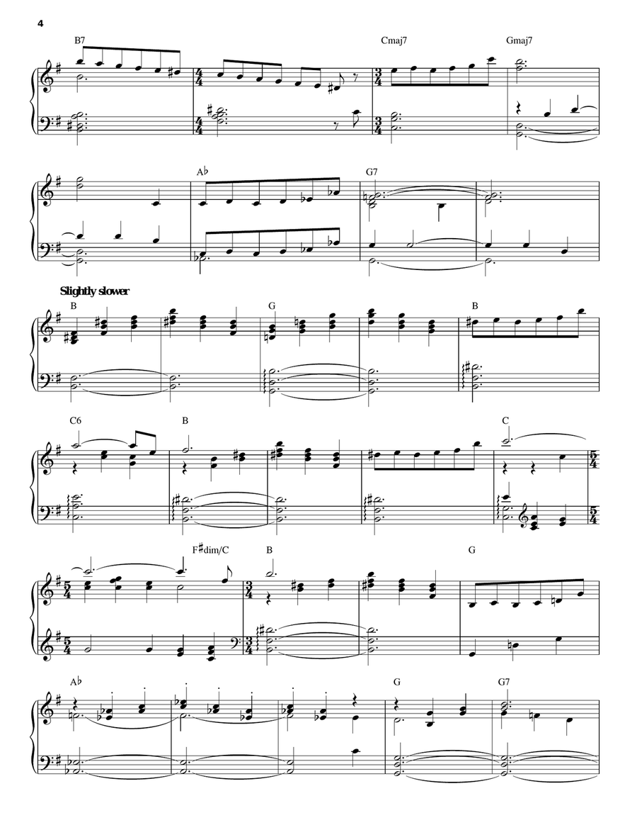 Planetarium Piano Solo scores gallery preview page 4