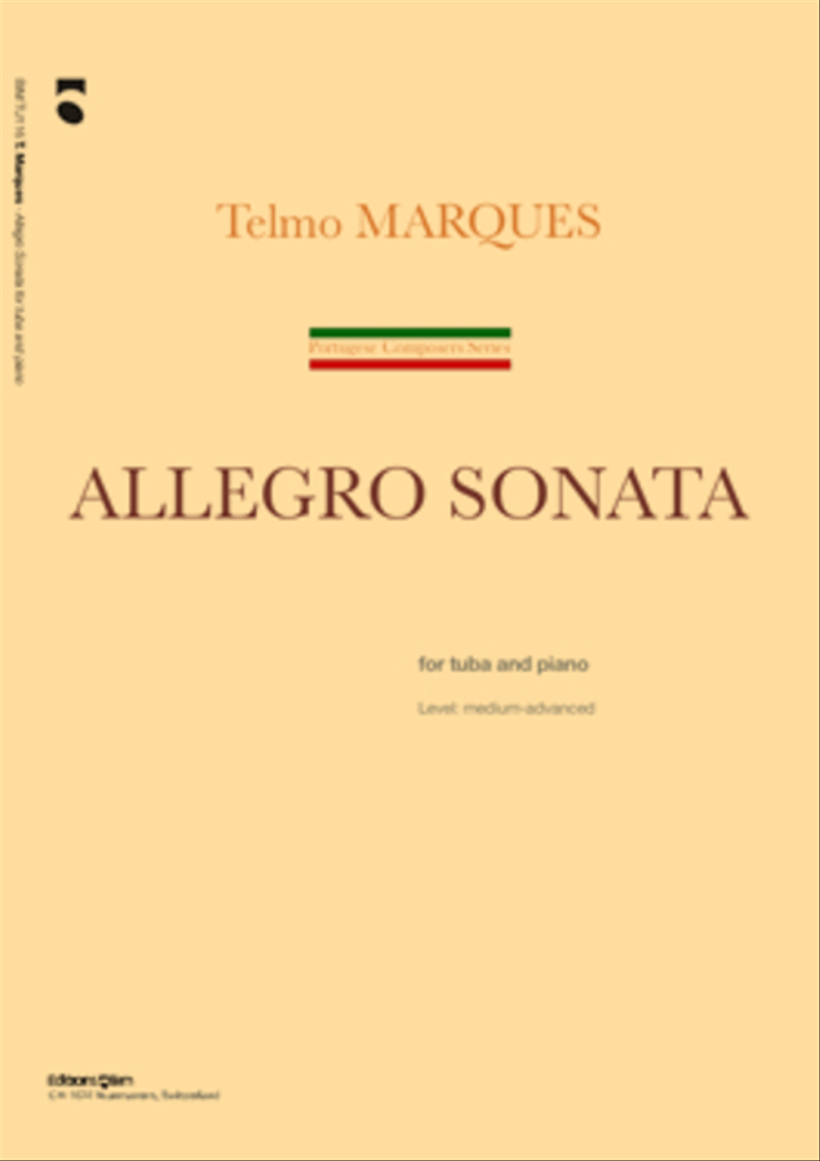 Allegro Sonata Tuba scores gallery preview page 1