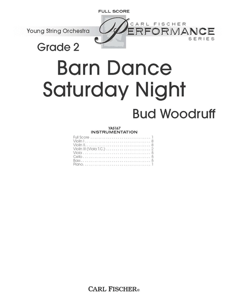 Barn Dance Saturday Night