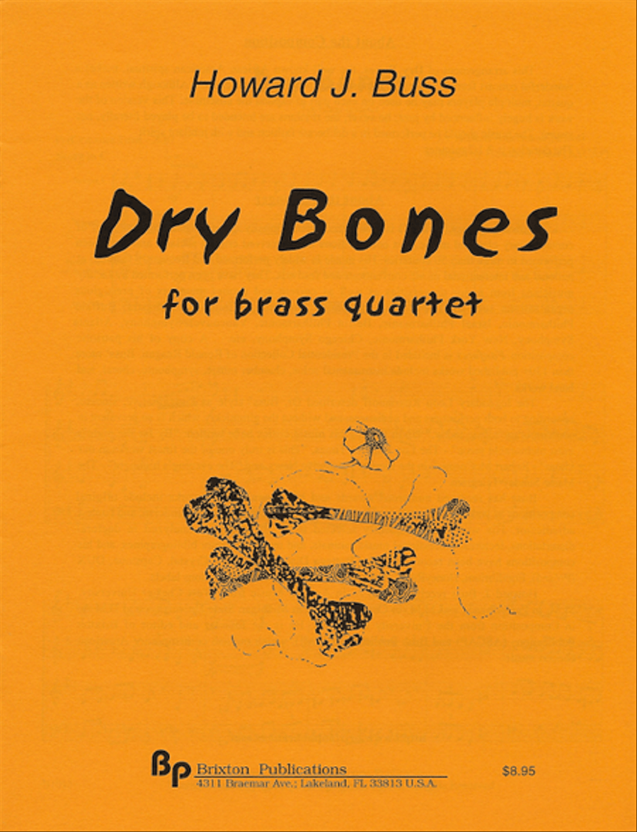 Dry Bones Brass Quartet scores gallery preview page 1