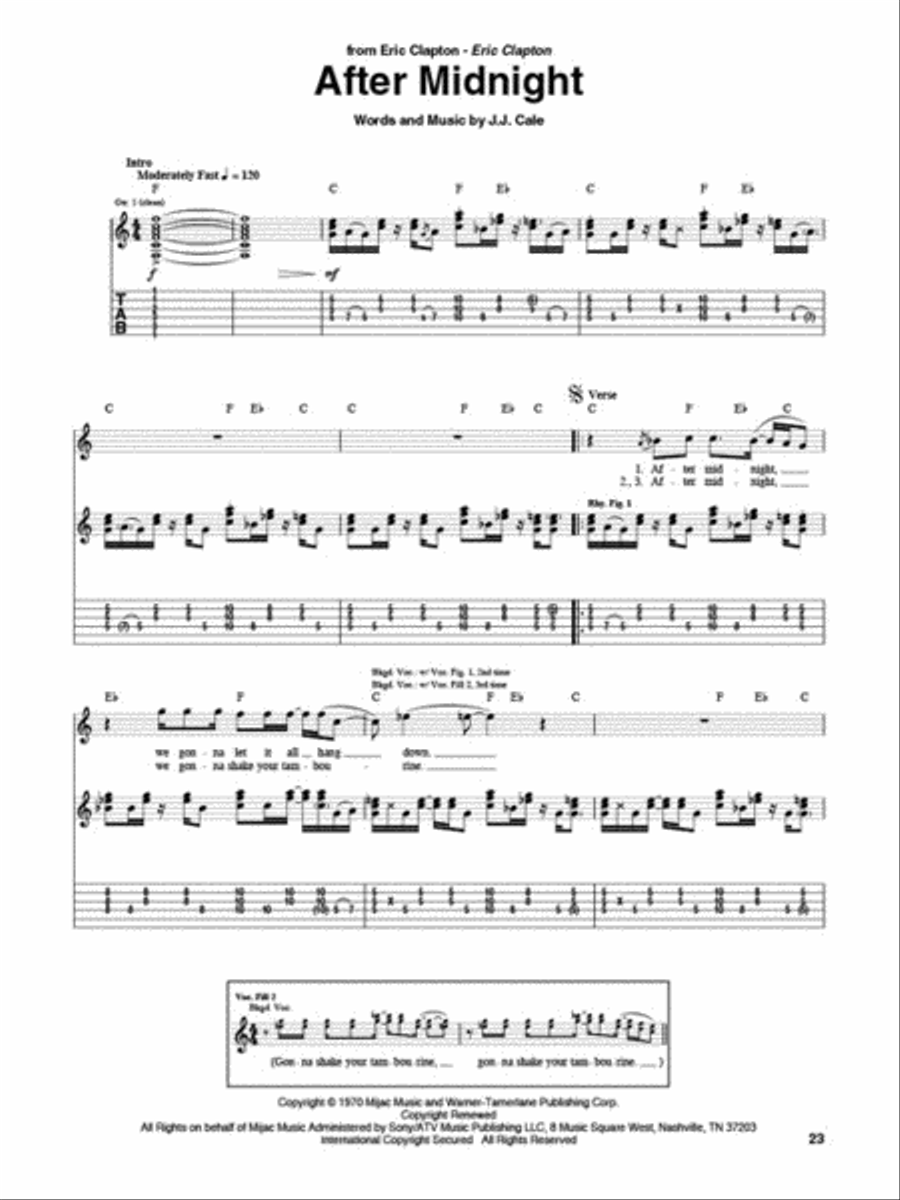 25 Top Classic Rock Songs – Tab. Tone. Technique. Electric Guitar scores gallery preview page 5