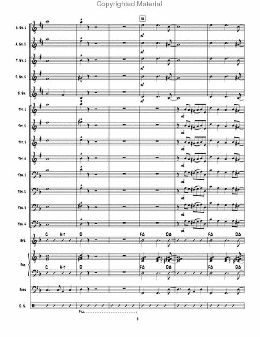 Table Time Jazz Ensemble scores gallery preview page 10