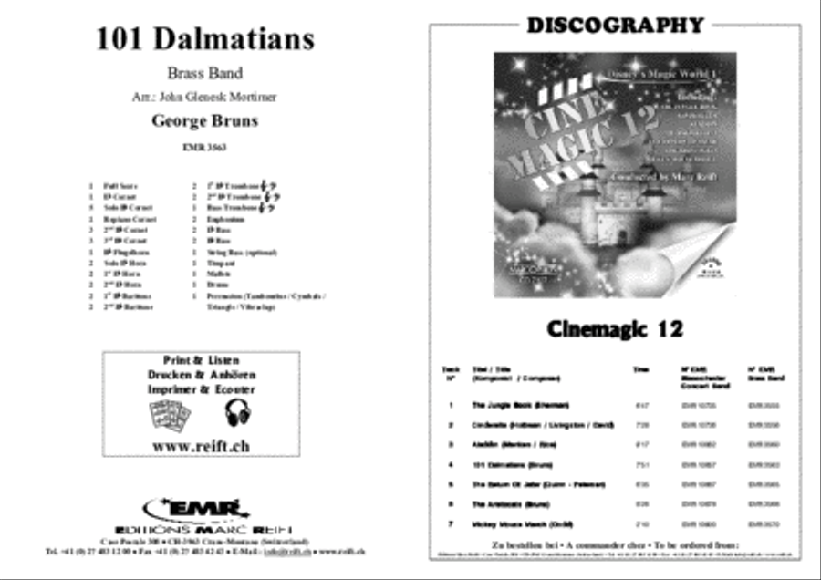 101 Dalmatians 101 Dalmatians Brass Band scores gallery preview page 2