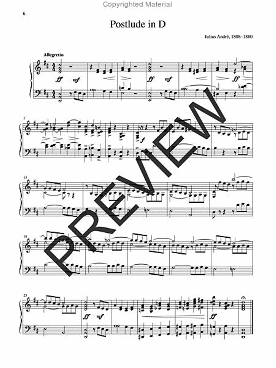 Processionals and Recessionals for Weddings and Other Occasions Organ scores gallery preview page 6