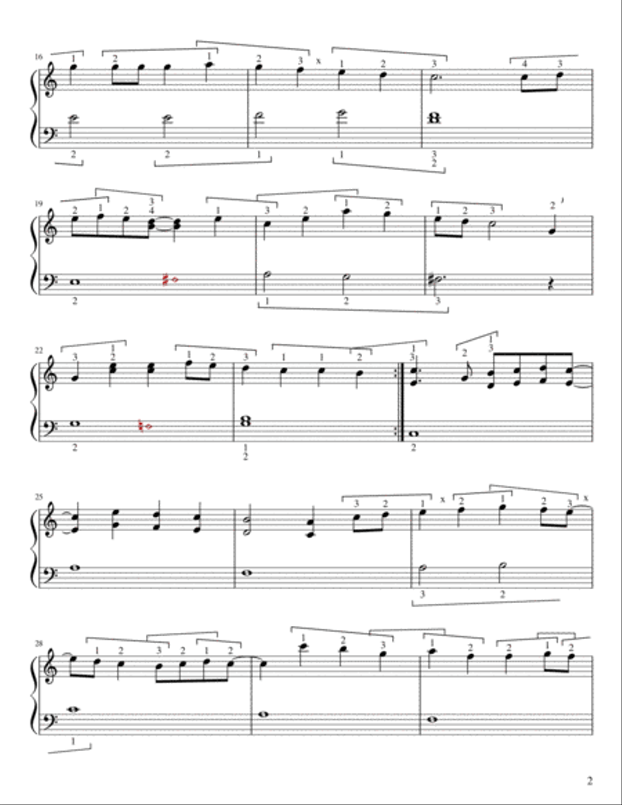 Valentine Celtic Harp scores gallery preview page 2