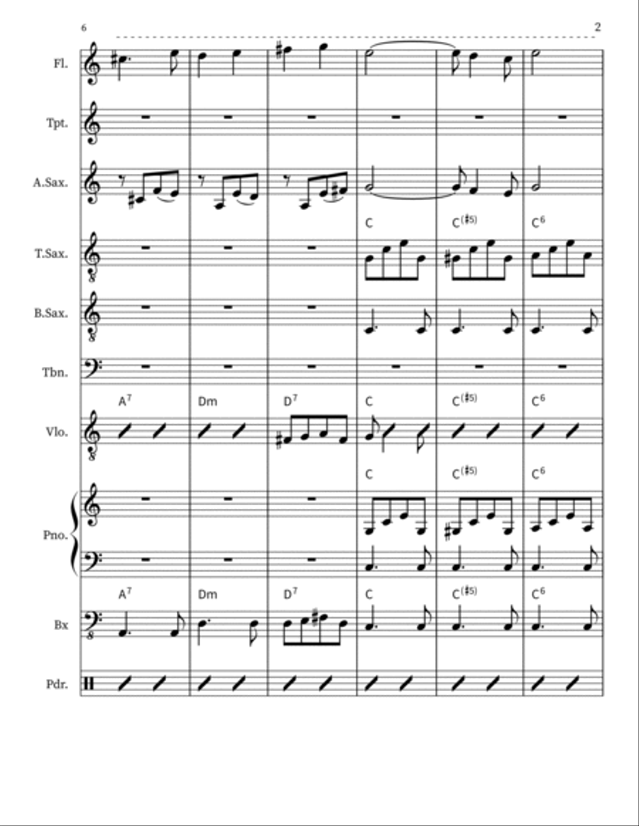 Carinhoso Small Ensemble scores gallery preview page 2