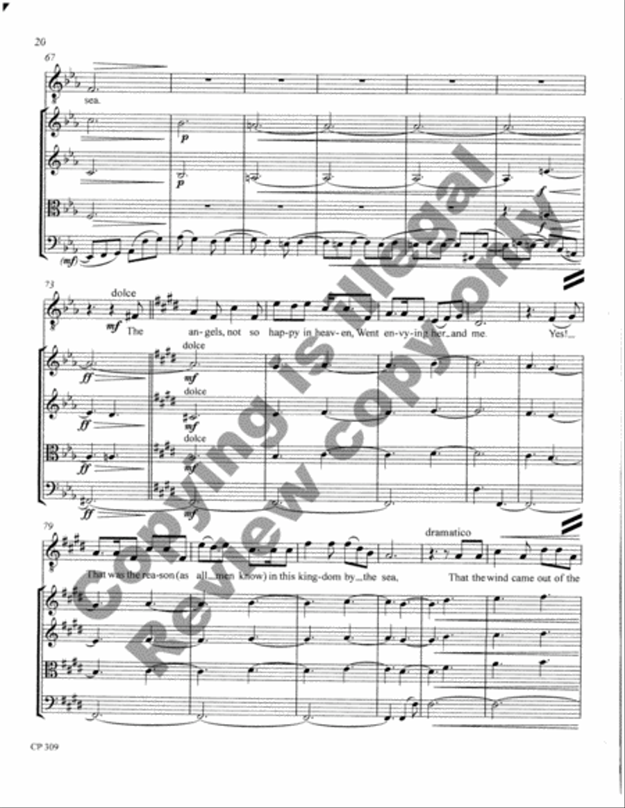 Songs of Laughter, Love, & Tears (Full Score & Parts) String Orchestra scores gallery preview page 58