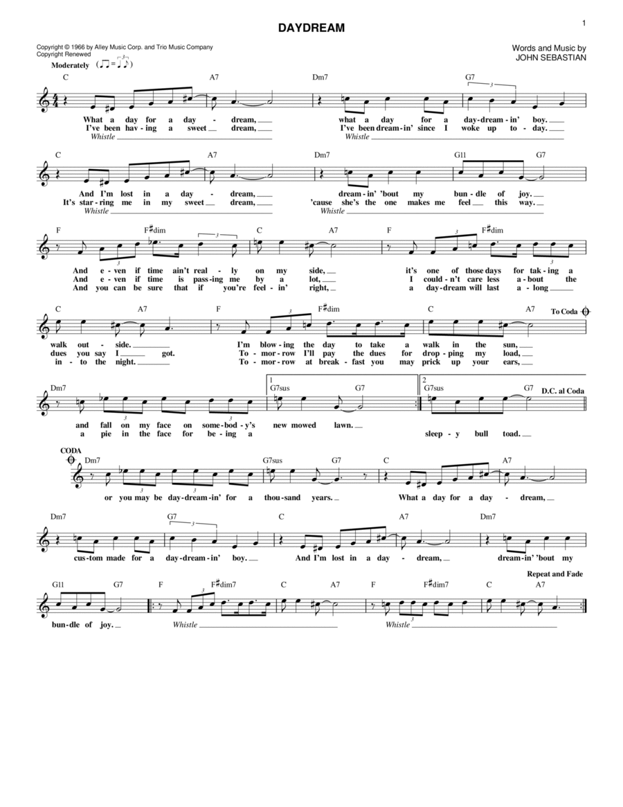 Daydream Electric Guitar scores gallery preview page 1