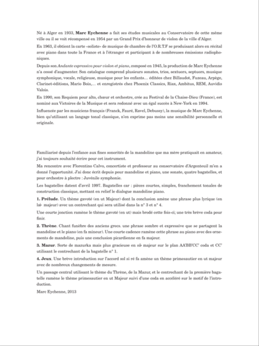 4 Bagatelles 4 Bagatelles Piano Accompaniment scores gallery preview page 2