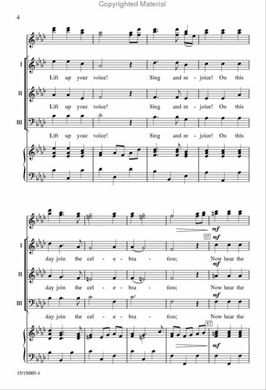 Lift Up Your Voice 4-Part scores gallery preview page 3
