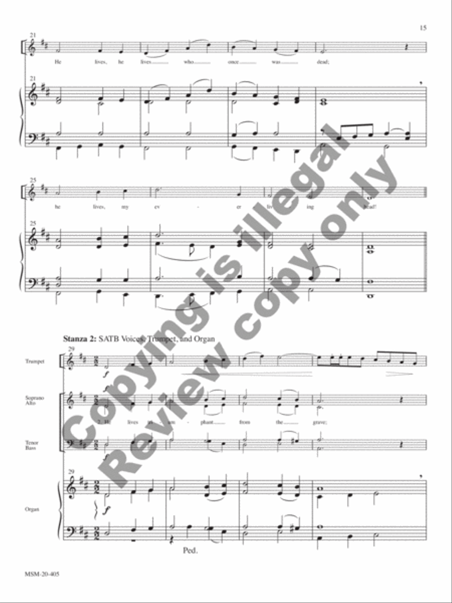 The Day of Resurrection Choir scores gallery preview page 34
