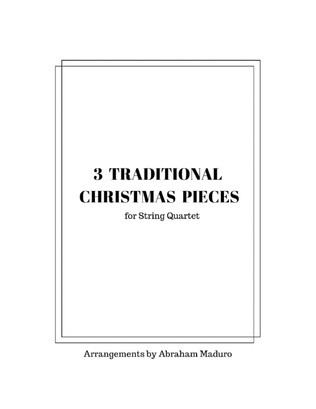Book cover for 3 Traditional Christmas Pieces for String Quartet