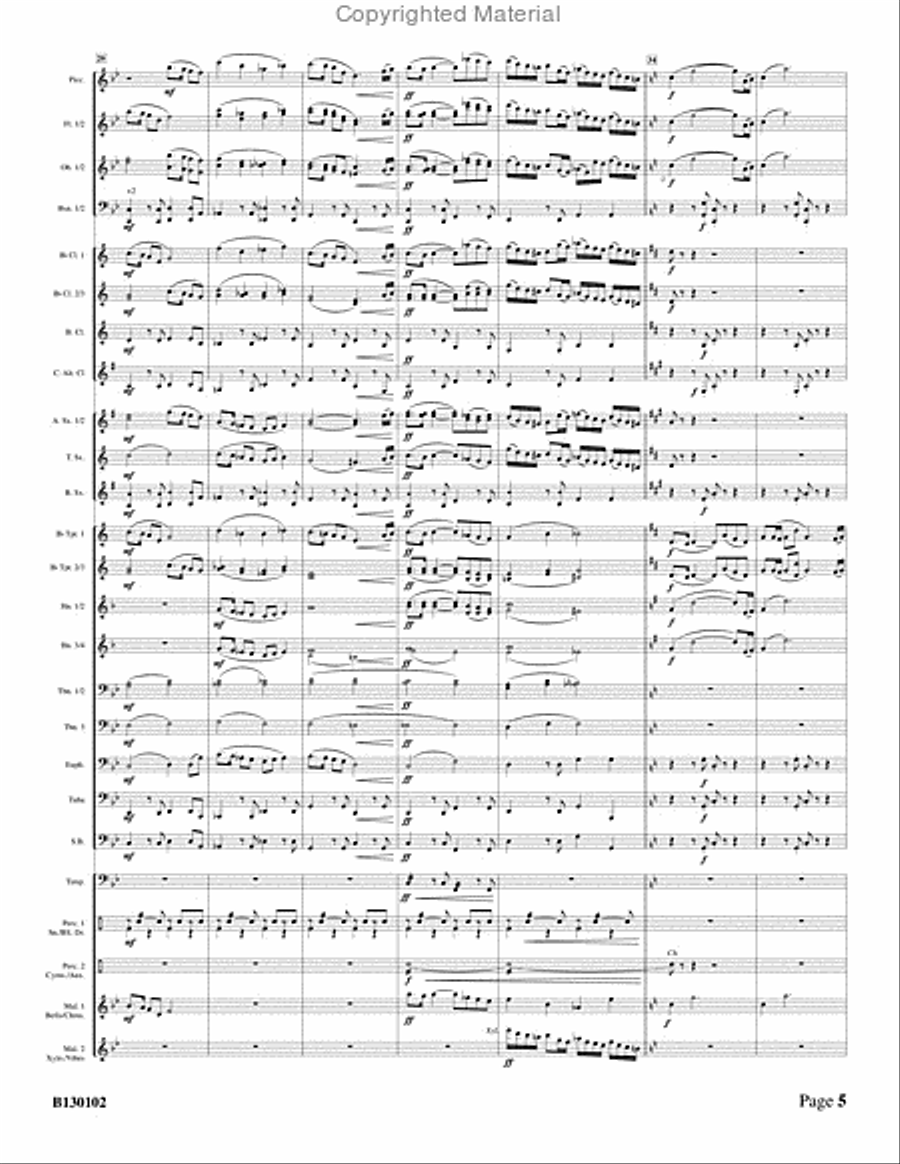 Gazebo Portraits Concert Band scores gallery preview page 8