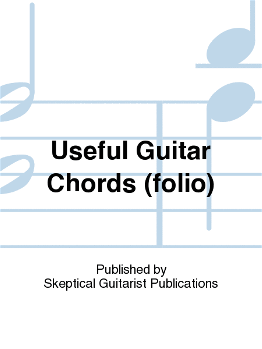 Useful Guitar Chords (folio) Easy Guitar scores gallery preview page 1