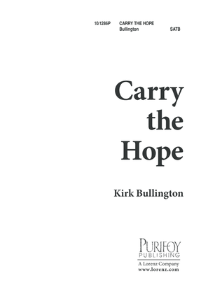 Book cover for Carry the Hope