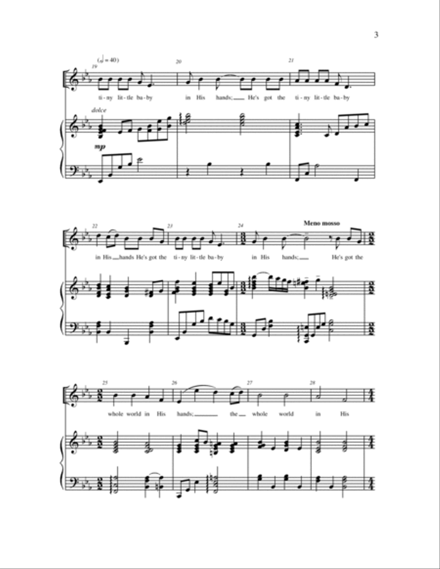 Hands For The World 2-Part scores gallery preview page 3