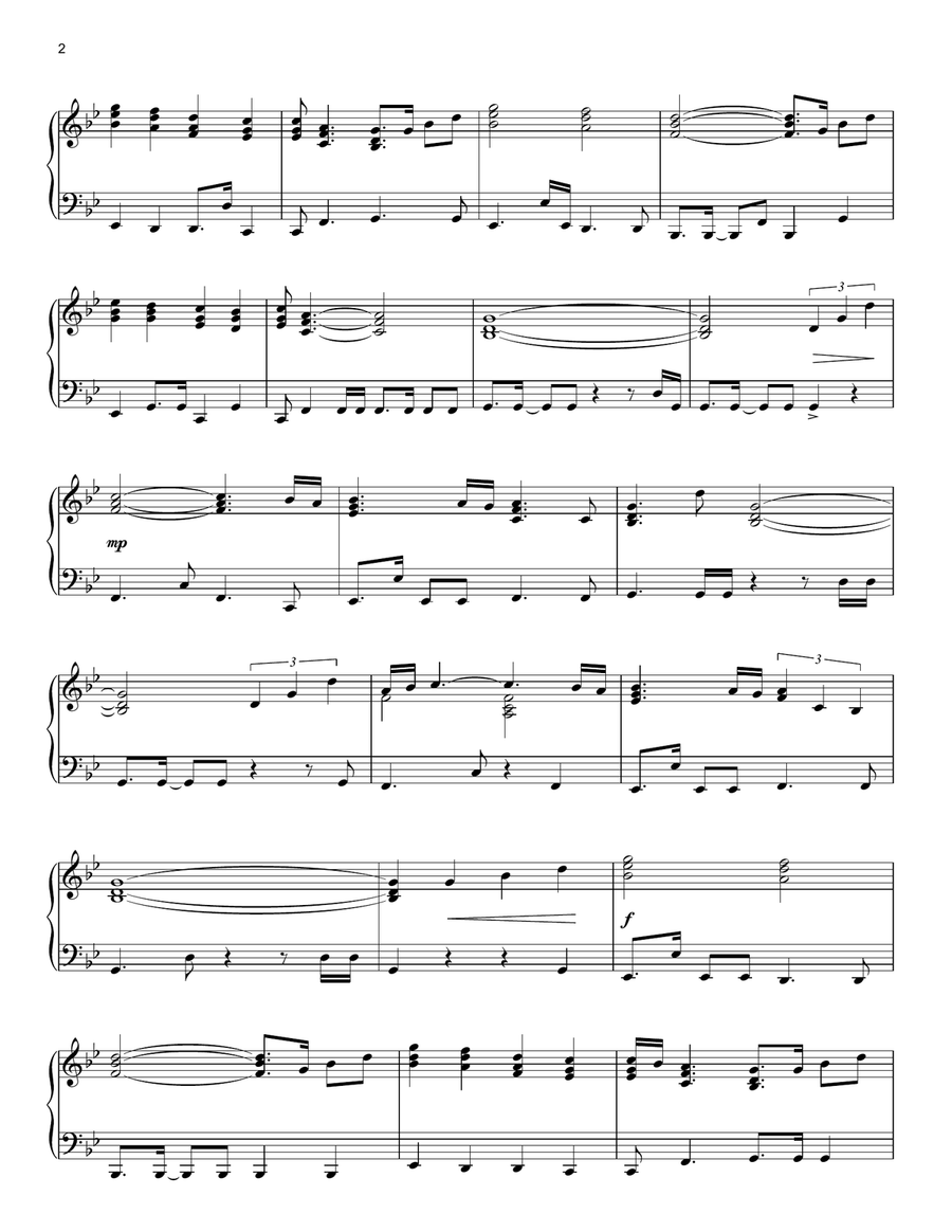 Victory Celebration (from Star Wars: Return Of The Jedi) Piano Solo scores gallery preview page 2