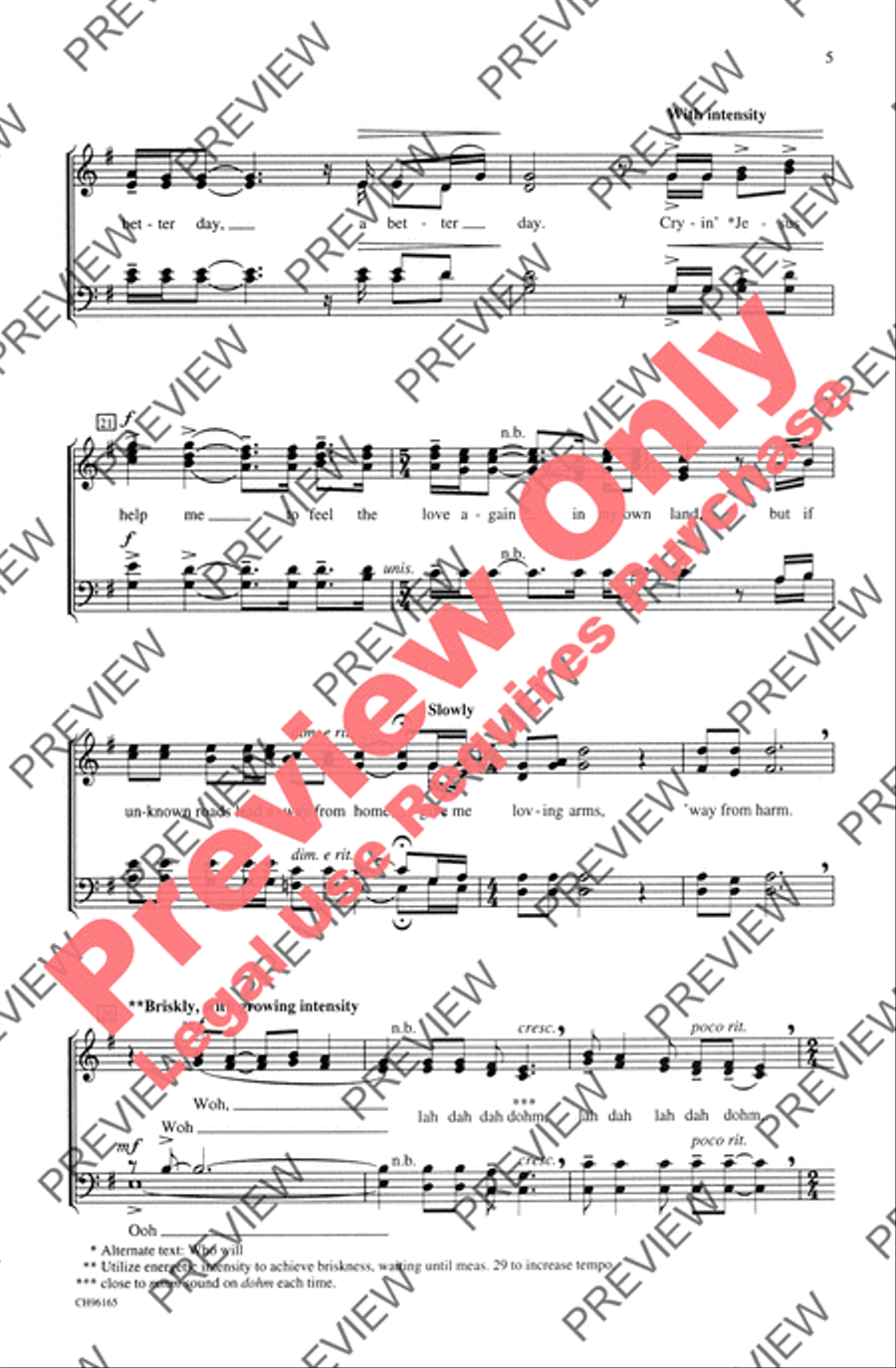 Prayer of the Children 4-Part scores gallery preview page 4