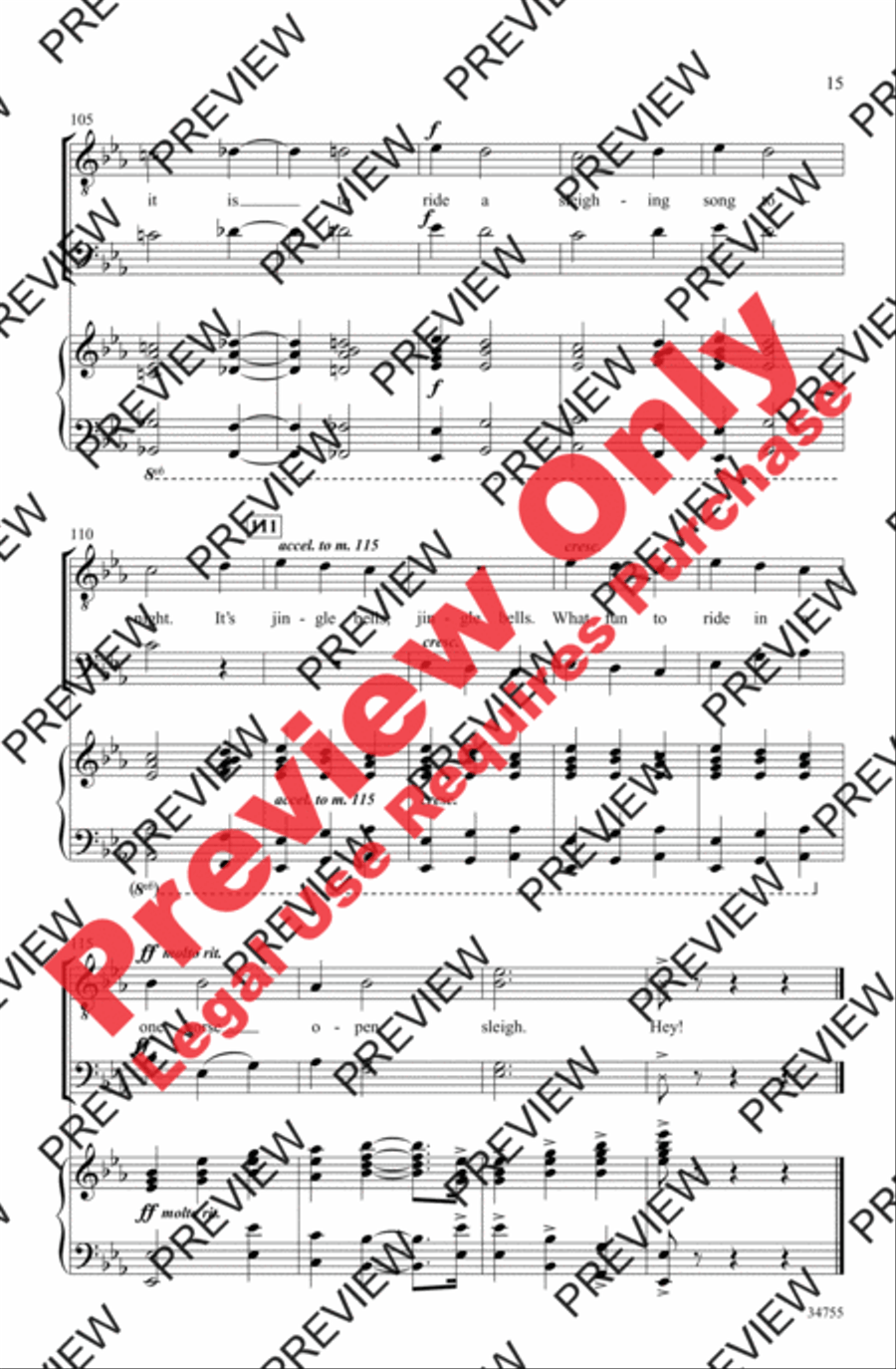Nutcracker Jingles Men's Choir scores gallery preview page 27
