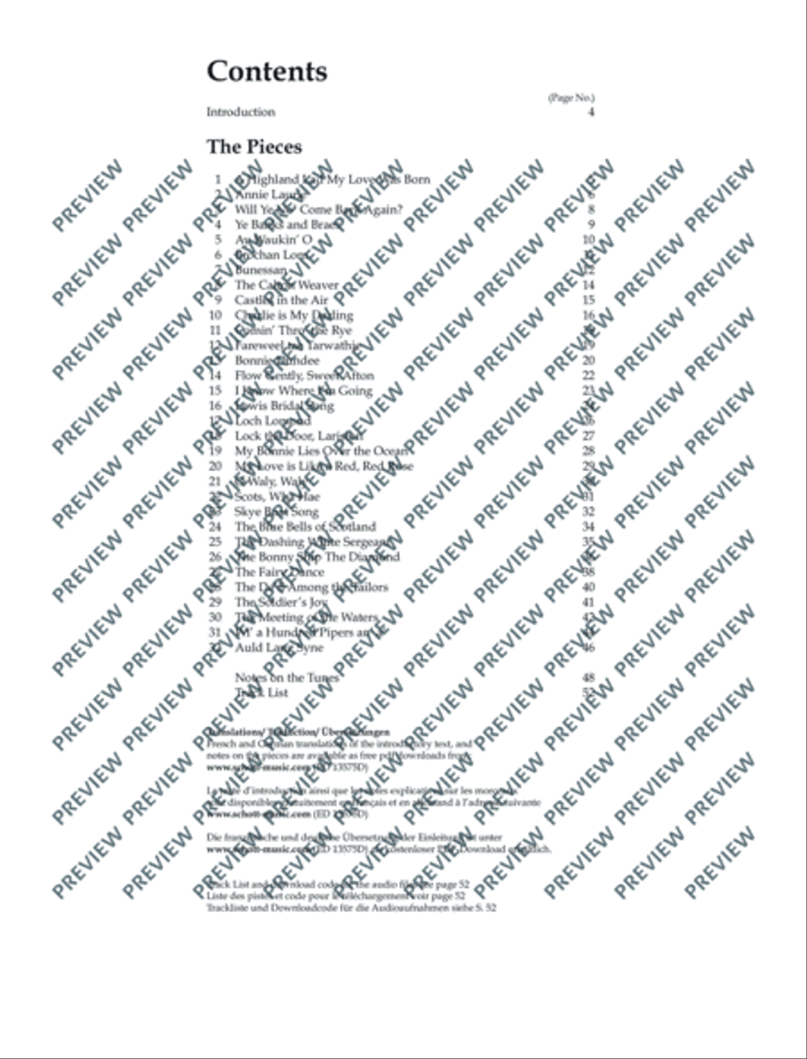 Scottish Folk Tunes for Piano Piano Solo scores gallery preview page 4