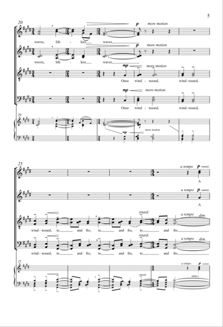 A Winter Night A Winter Night 4-Part scores gallery preview page 3