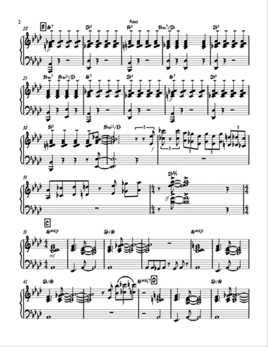 Got To Get You Into My Life Jazz Ensemble scores gallery preview page 3