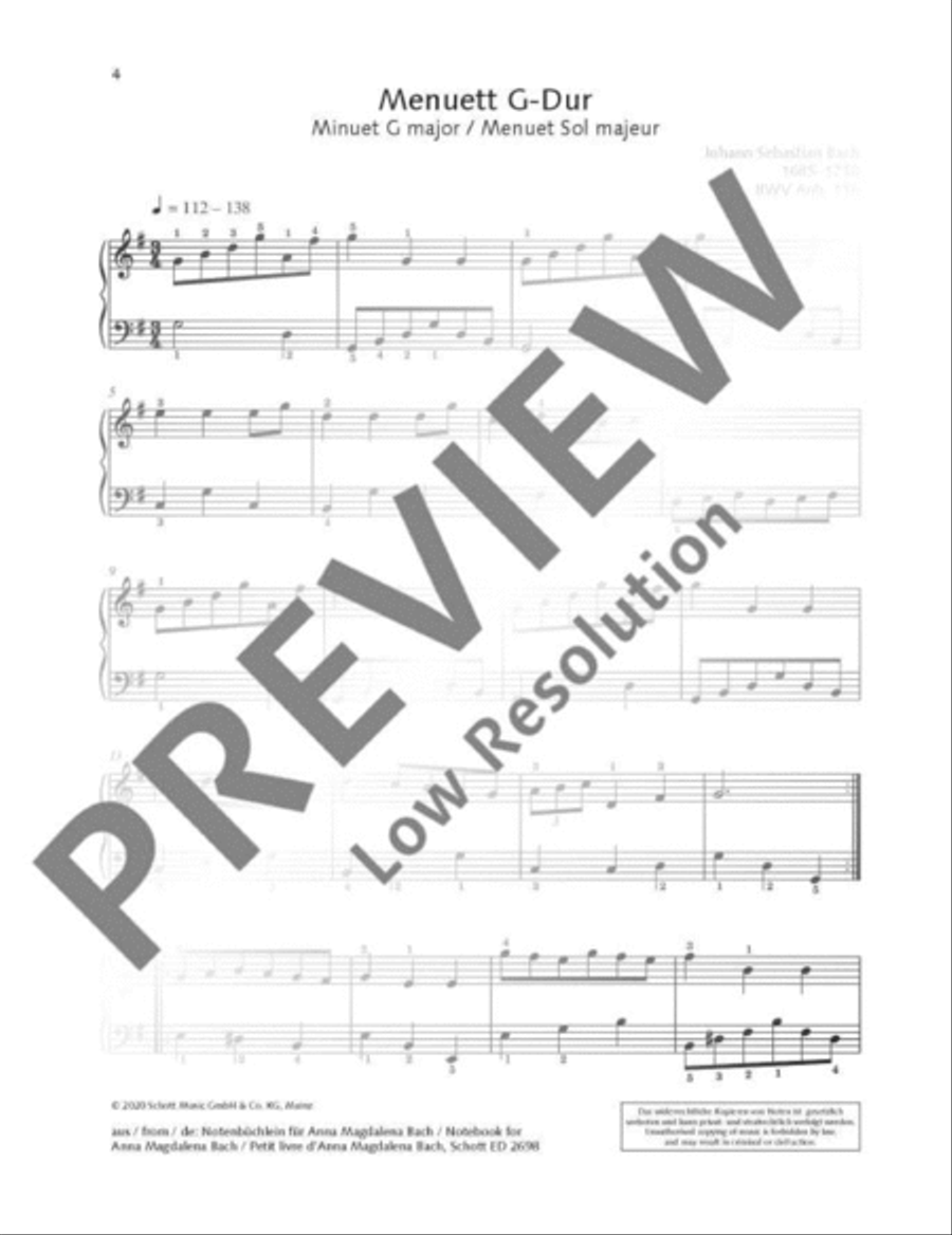 Best of Bach Piano Solo scores gallery preview page 5